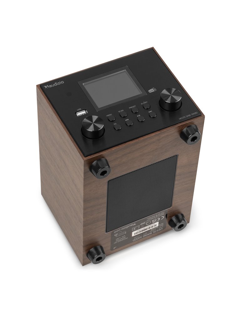 Vieste Radio DAB+ con subwoofer Madera