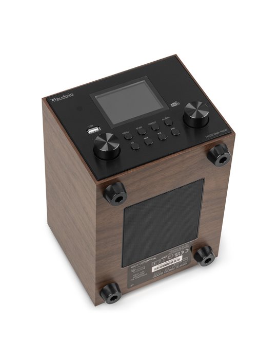 Vieste Radio DAB+ con subwoofer Madera