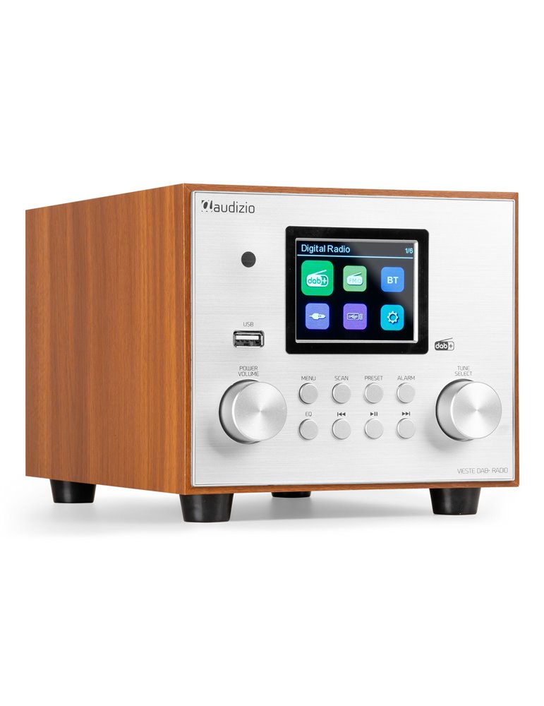 Vieste Radio DAB+ con subwoofer Plata