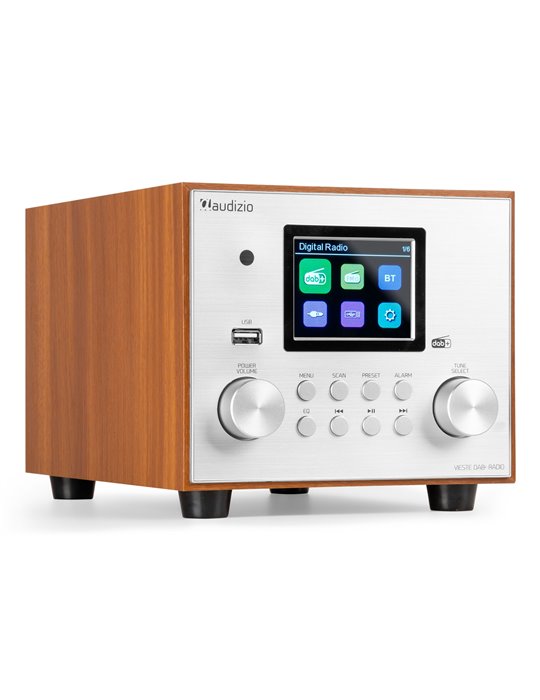 Vieste Radio DAB+ con subwoofer Plata