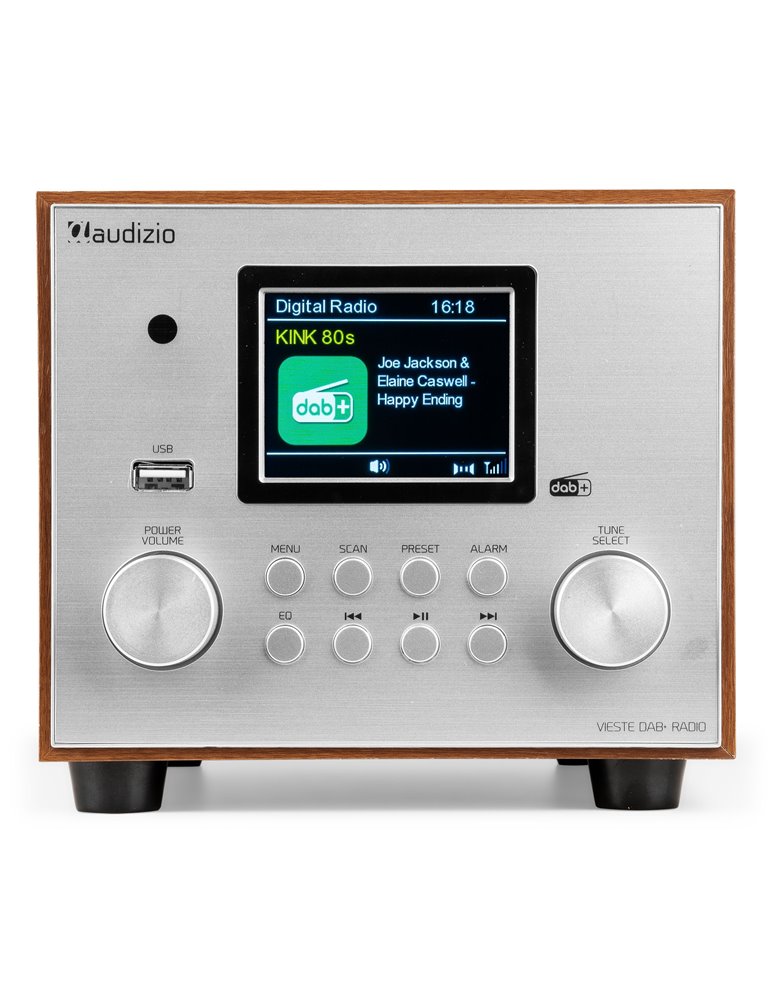 Vieste Radio DAB+ con subwoofer Plata