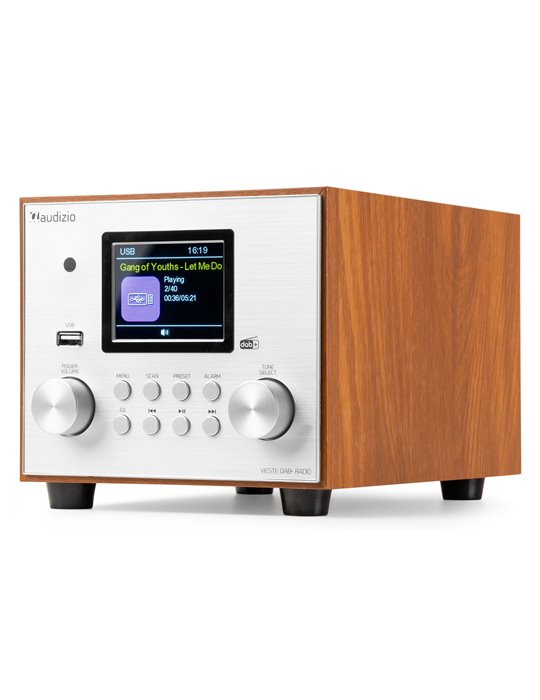 Vieste Radio DAB+ con subwoofer Plata