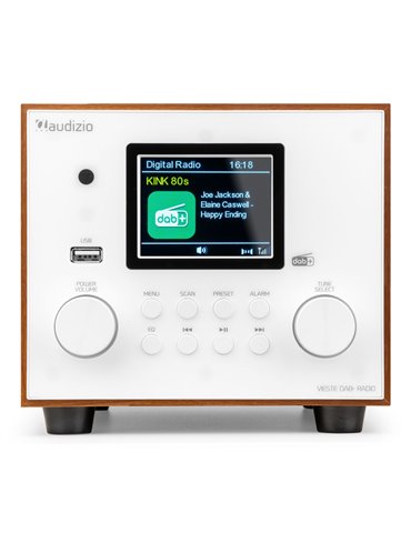 Vieste Radio DAB+ con subwoofer Blanco 2