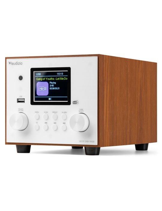 Vieste Radio DAB+ con subwoofer Blanco