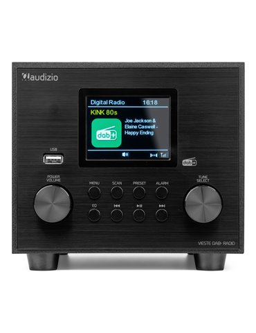 Vieste Radio DAB+ con subwoofer negro 2