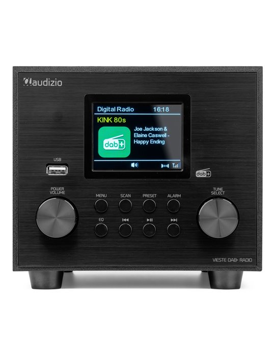 Vieste Radio DAB+ con subwoofer negro