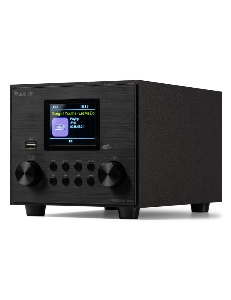 Vieste Radio DAB+ con subwoofer negro