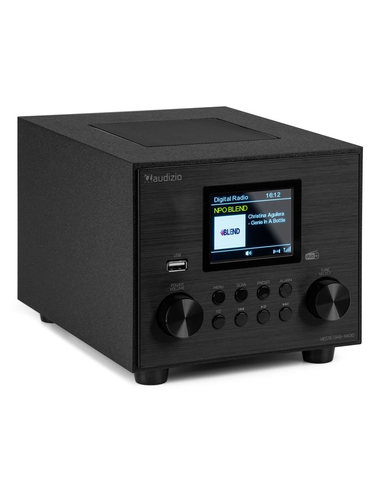 Vieste Radio DAB+ con subwoofer negro
