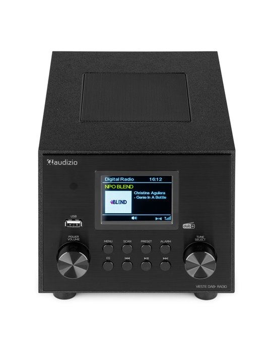 Vieste Radio DAB+ con subwoofer negro