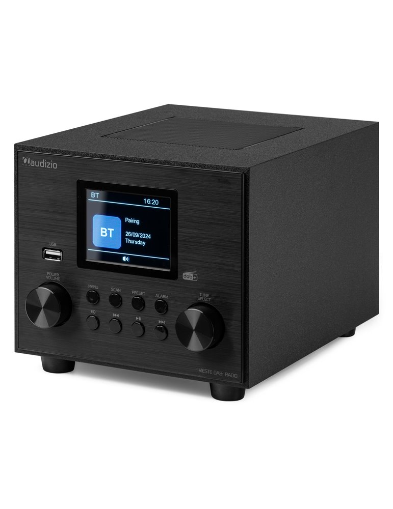 Vieste Radio DAB+ con subwoofer negro