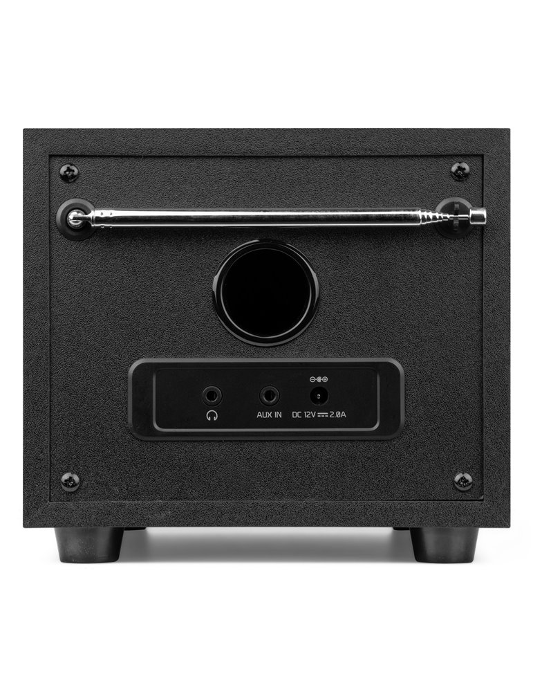 Vieste Radio DAB+ con subwoofer negro