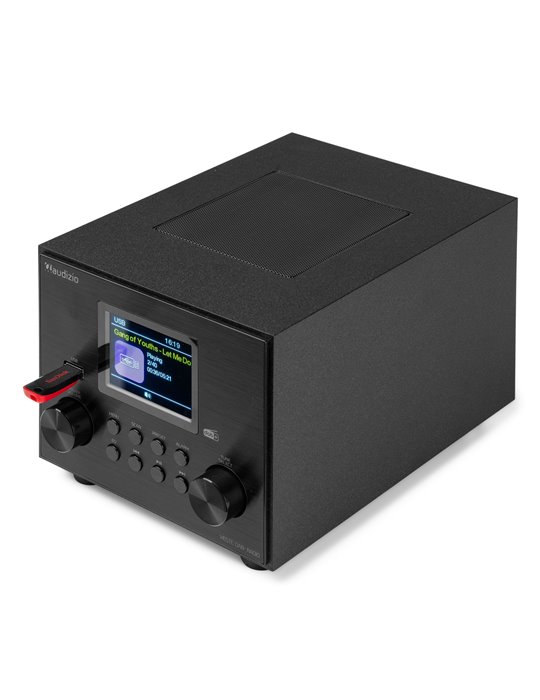 Vieste Radio DAB+ con subwoofer negro