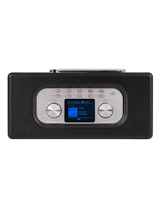 Tune60 DAB Radio Retro Negro