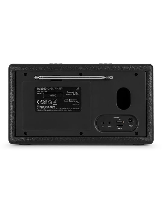Tune60 DAB Radio Retro Negro