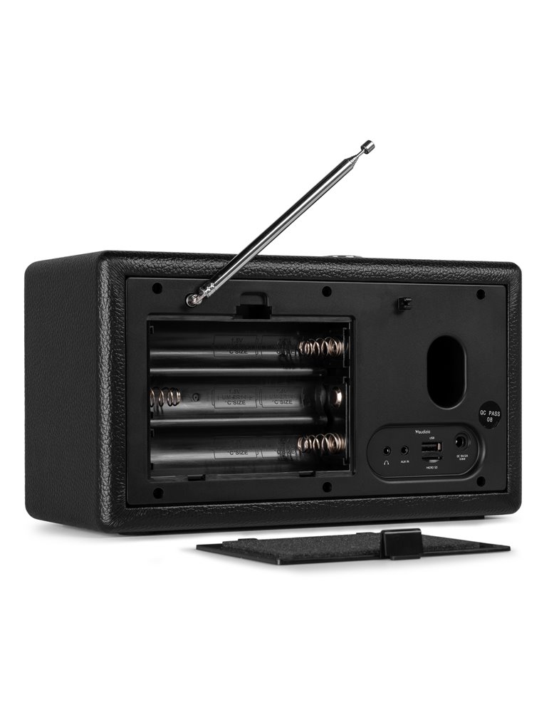 Tune60 DAB Radio Retro Negro