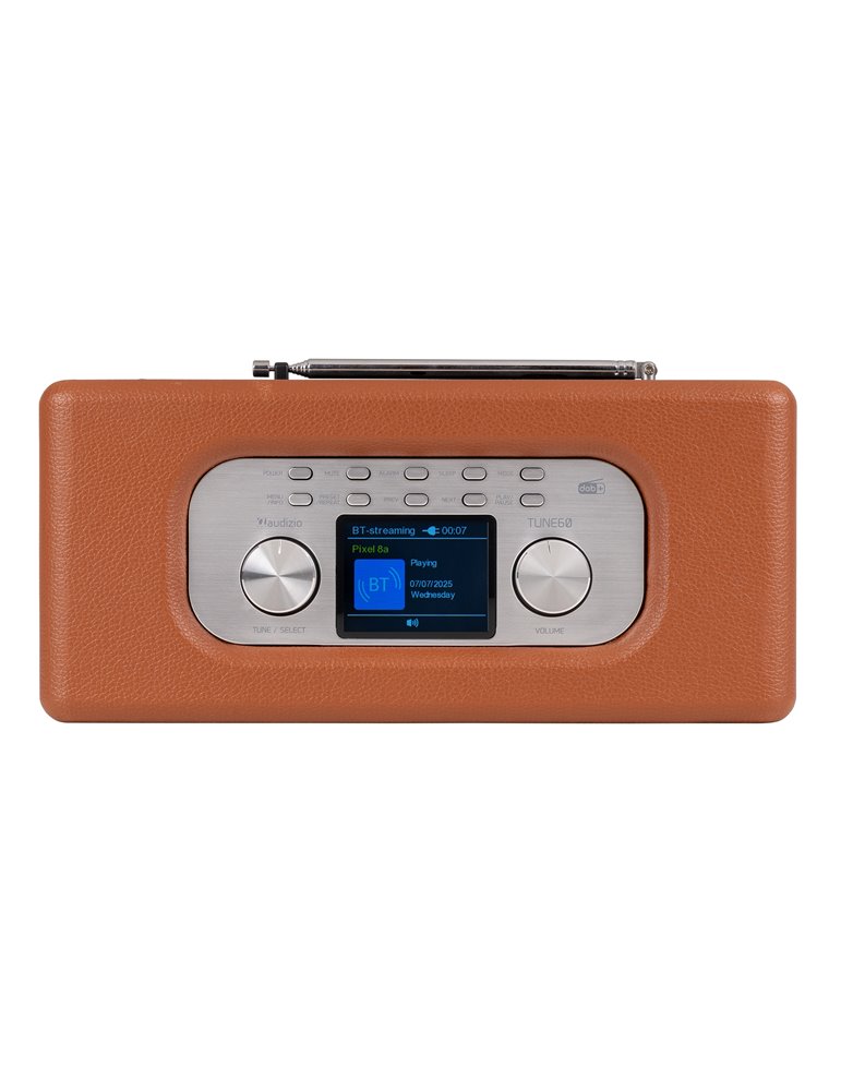 Tune60 DAB Radio Retro Marrón