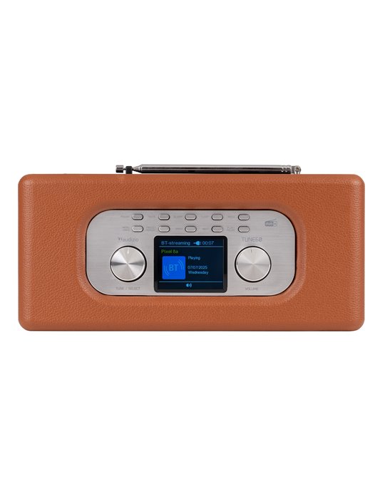 Tune60 DAB Radio Retro Marrón
