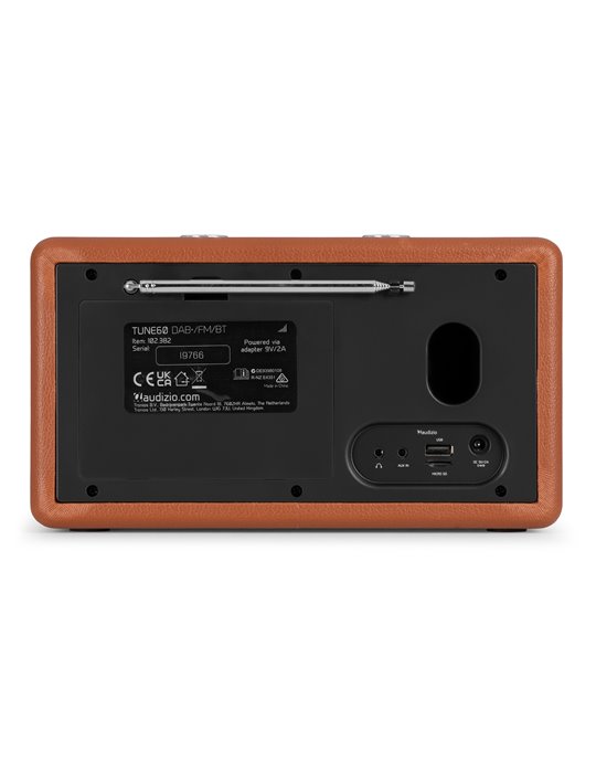 Tune60 DAB Radio Retro Marrón