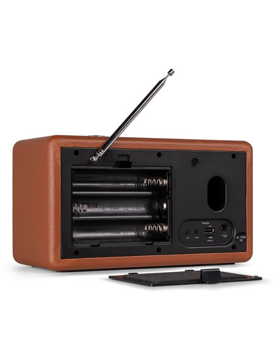 Tune60 DAB Radio Retro Marrón