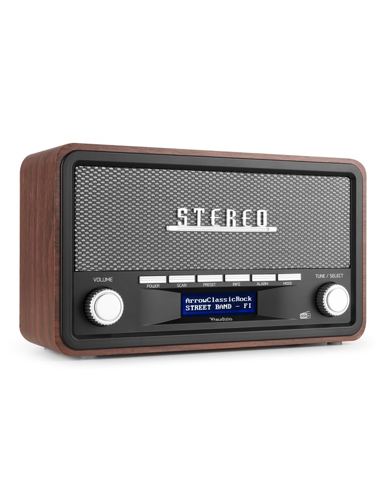 Foggia Radio Retro DAB+ Gris