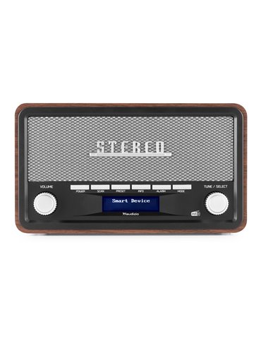 Foggia Radio Retro DAB+ Gris 2