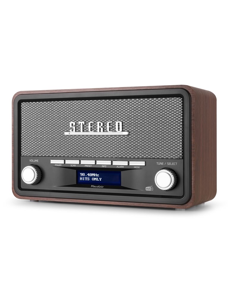 Foggia Radio Retro DAB+ Gris