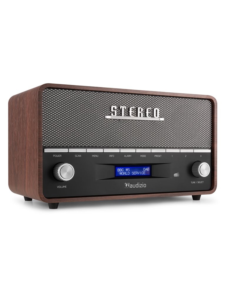 Corno Radio Retro DAB+ Gris