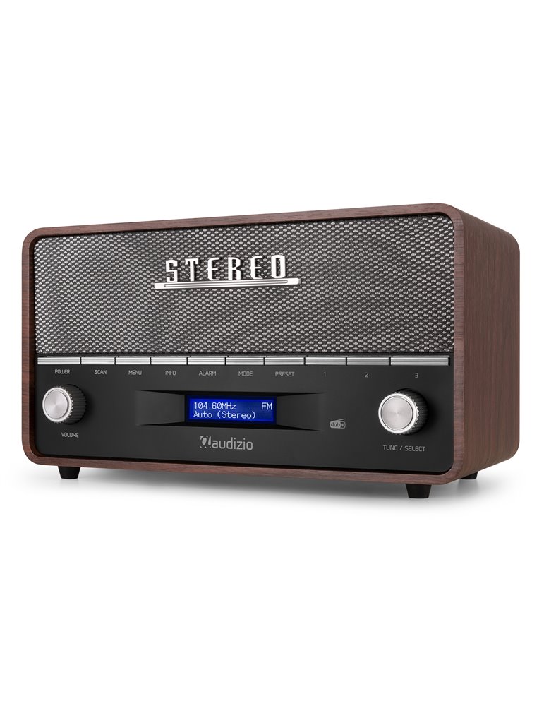 Corno Radio Retro DAB+ Gris