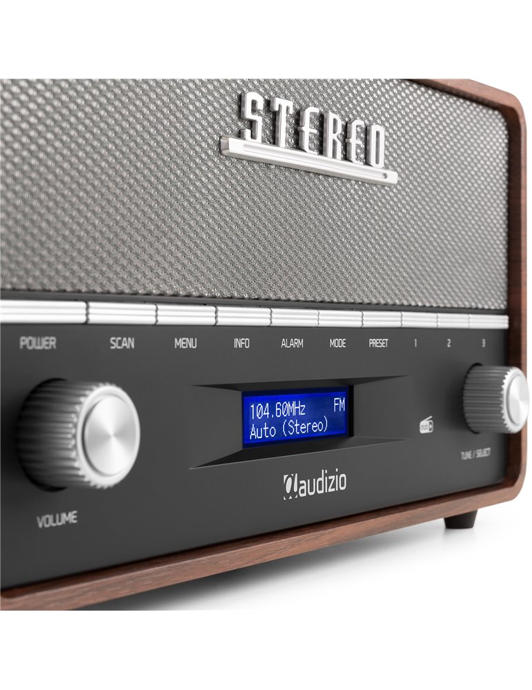 Corno Radio Retro DAB+ Gris