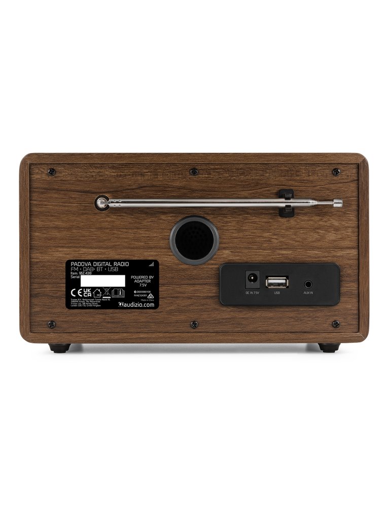 Padova DAB+ Radio Madera