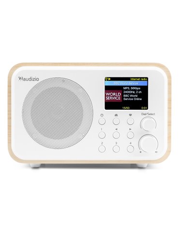 Vicenza WIFI Radio Internet con DAB+ y batería Blanco 2