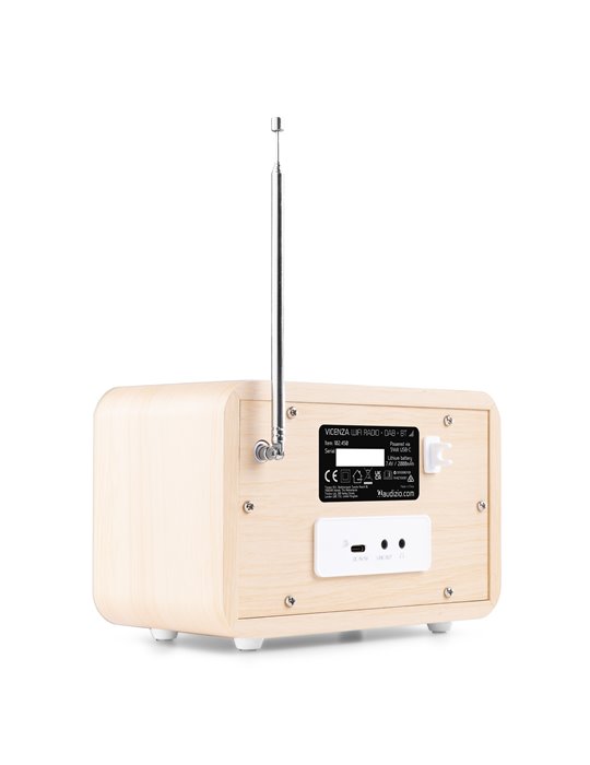 Vicenza WIFI Radio Internet con DAB+ y batería Blanco