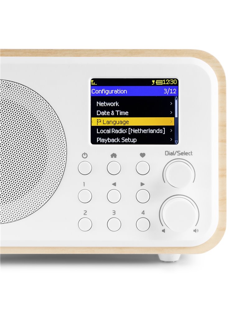 Vicenza WIFI Radio Internet con DAB+ y batería Blanco