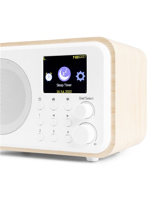 Vicenza WIFI Radio Internet con DAB+ y batería Blanco