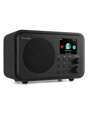 Vicenza WIFI Radio Internet con DAB+ y batería Black