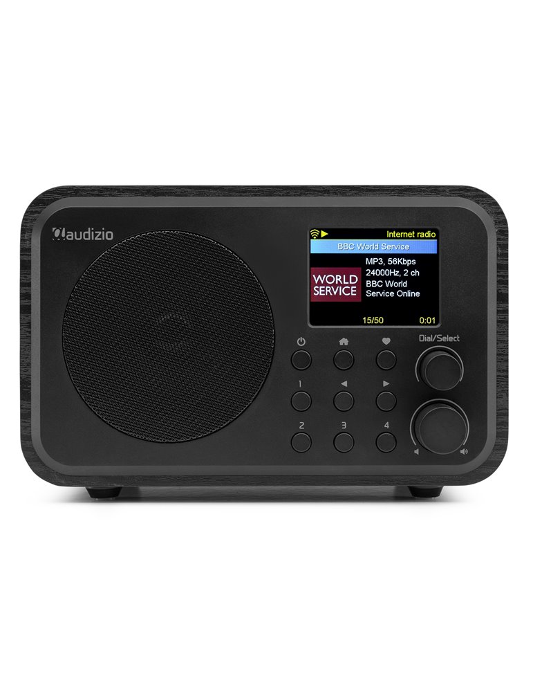 Vicenza WIFI Radio Internet con DAB+ y batería Black
