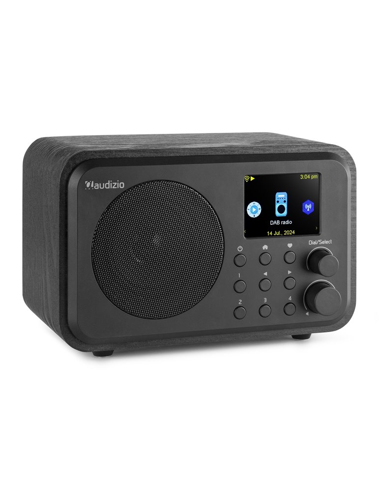 Vicenza WIFI Radio Internet con DAB+ y batería Black