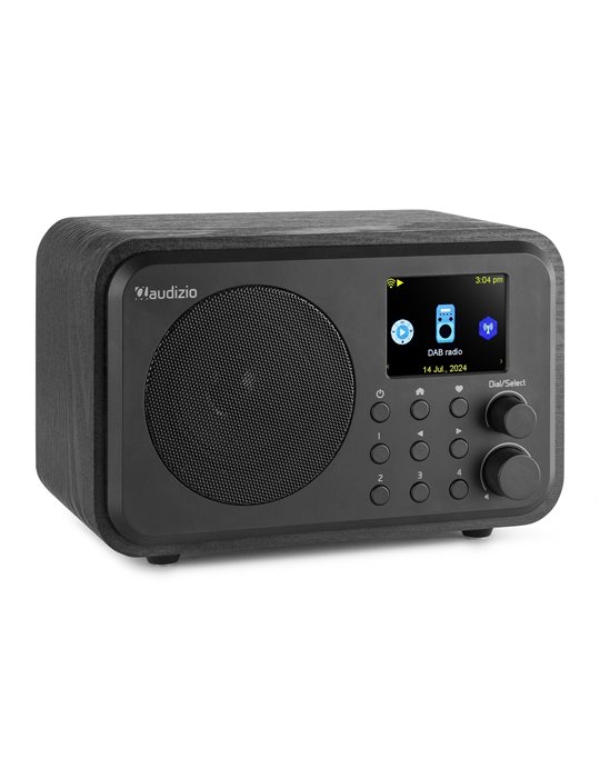 Vicenza WIFI Radio Internet con DAB+ y batería Black