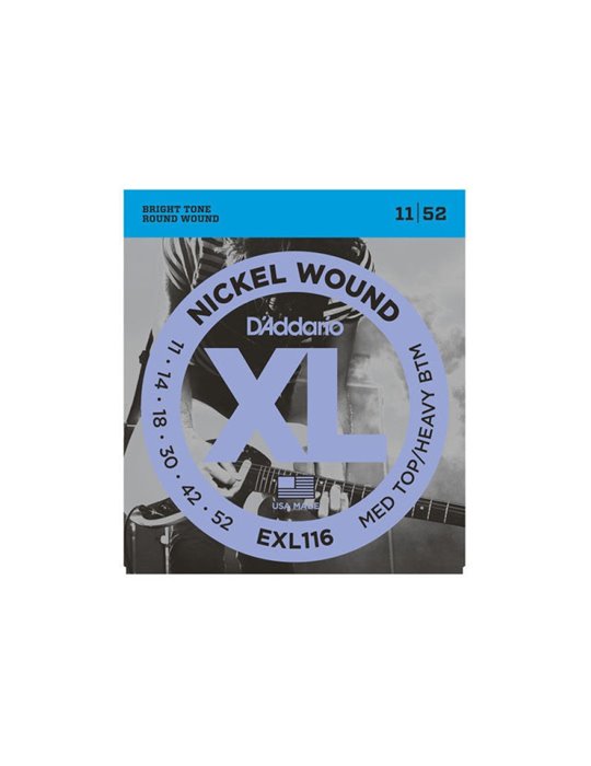 Juego Cuerdas Guitarra Eléctrica D'Addario EXL-116 011-052