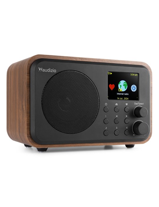 Vicenza WIFI Radio Internet con DAB+ y batería Wood