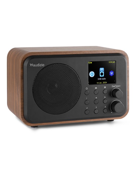 Vicenza WIFI Radio Internet con DAB+ y batería Wood