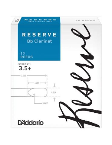 Caja 10 Cañas Clarinete Organic Reserve by D'Addario 3½+
