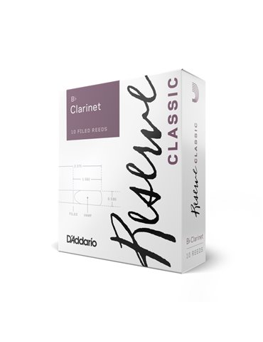 Caja 10 Cañas Clarinete Organic Reserve Classic by D'Addario 2