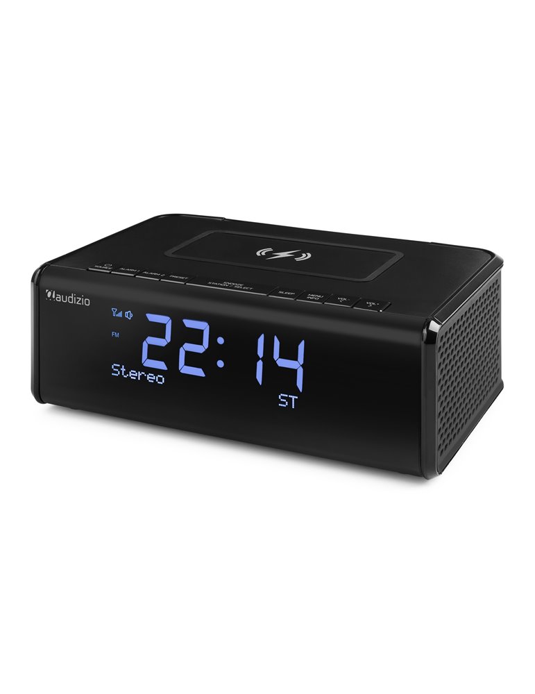 Cuneo Clock Radio DAB + con carga inalámbrica