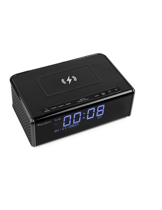 Cuneo Clock Radio DAB + con carga inalámbrica