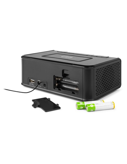 Cuneo Clock Radio DAB + con carga inalámbrica