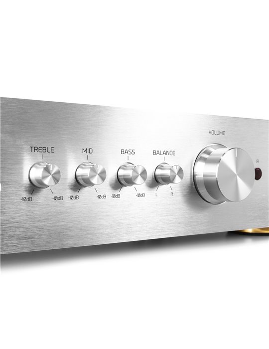 AD220A Amplificador HiFi 2 Canales Aluminio