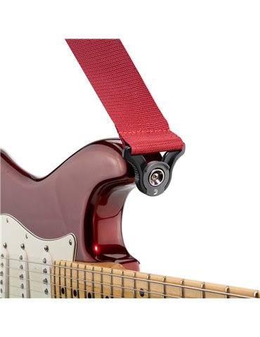 Correa D'Addario PW-SAL401 Auto Lock Polypro Roja 2
