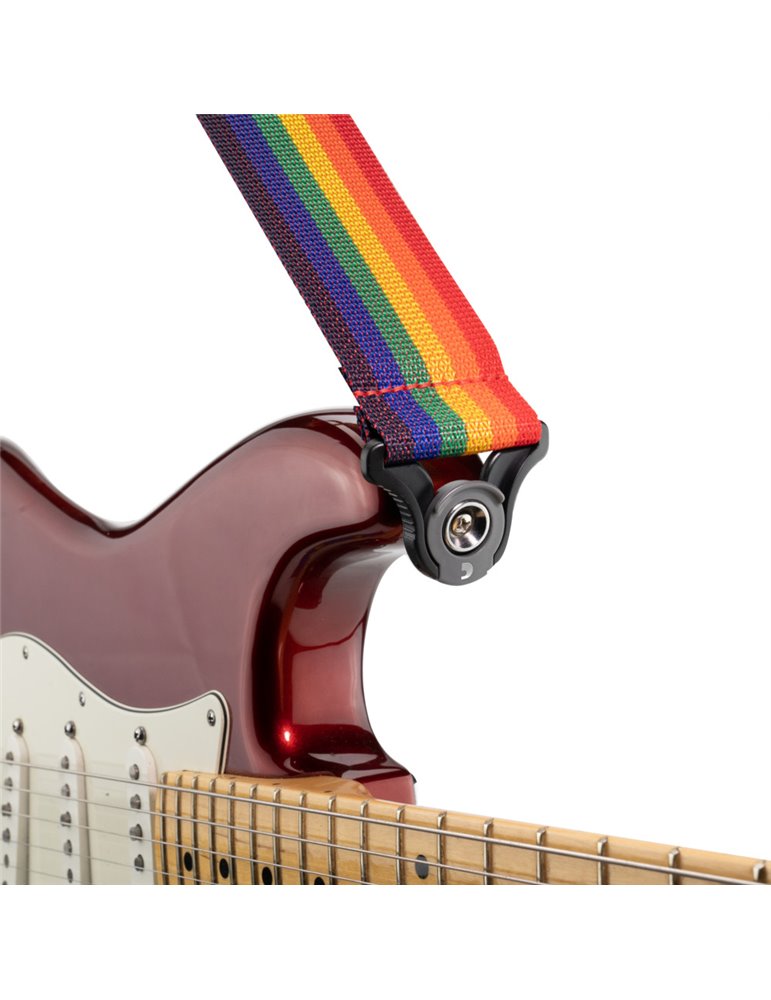 Correa D'Addario PW-SAL411 Auto Lock Polypro Arco Iris