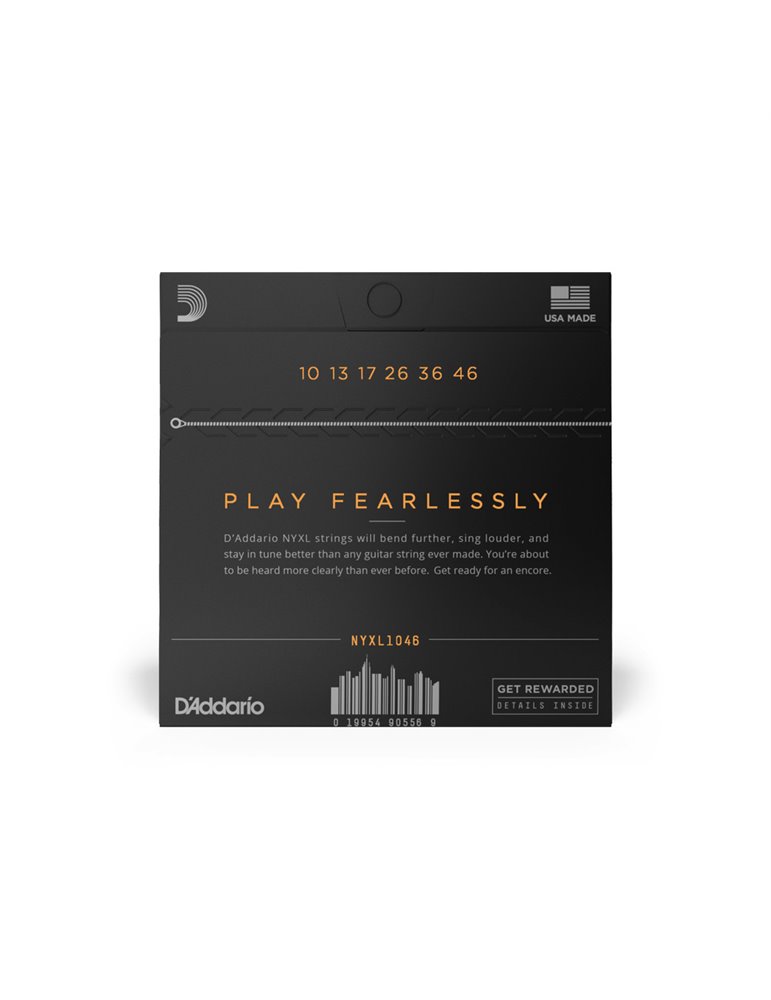 Juego Cuerdas Guitarra Eléctrica D'Addario NYXL1046